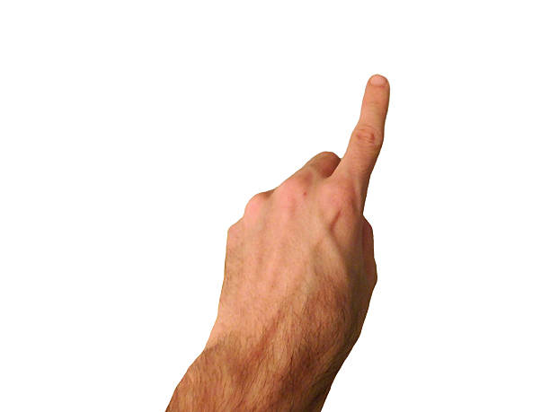 istock hand with symbols on a white background 510174790