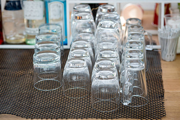 istock Dry glasses in a bar 510177540