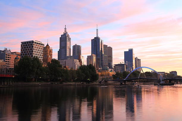 istock Melbourne dawn cityscape Australia 510177814