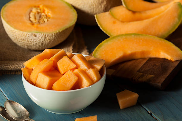 istock Health Organic Orange Cantaloupe 510182679