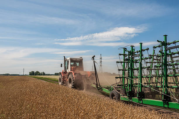 istock tractor field road cultivator 510184357