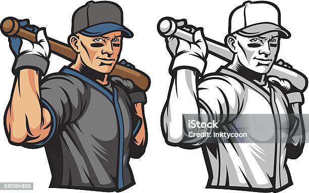 Batter Up Stock Illustration - Download Image Now - Baseball Player, Baseball Bat, Baseball - Ball