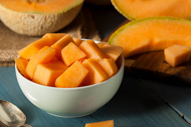 istock Health Organic Orange Cantaloupe 510184925