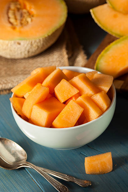 istock Health Organic Orange Cantaloupe 510185013
