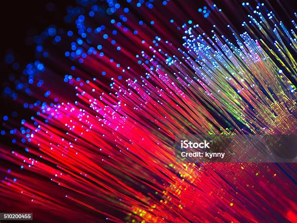 Fiber Optical Cables Stock Photo - Download Image Now - Abstract, Accessibility, Backgrounds