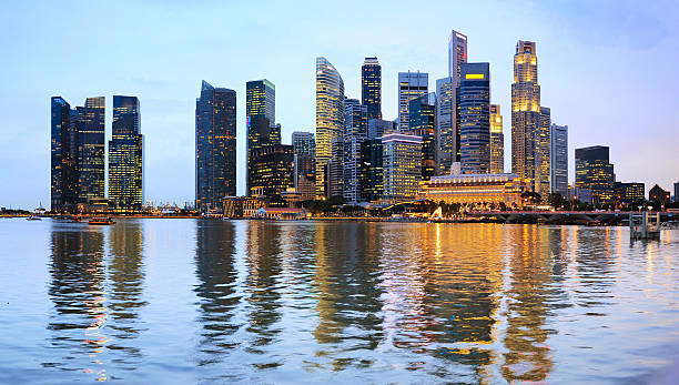 istock Panoramic view of Singapore. 510201509