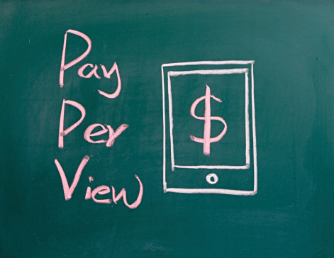 pay per view writing on blackboard