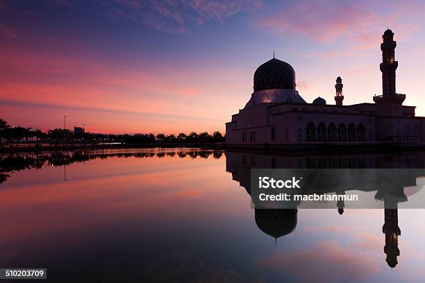 Kota Kinabalu Mosque At Sunrise In Sabah East Malaysia Borneo Stock Photo - Download Image Now