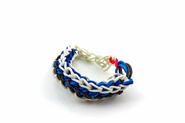istock Colorful of elastic rainbow loom bands. 510204471