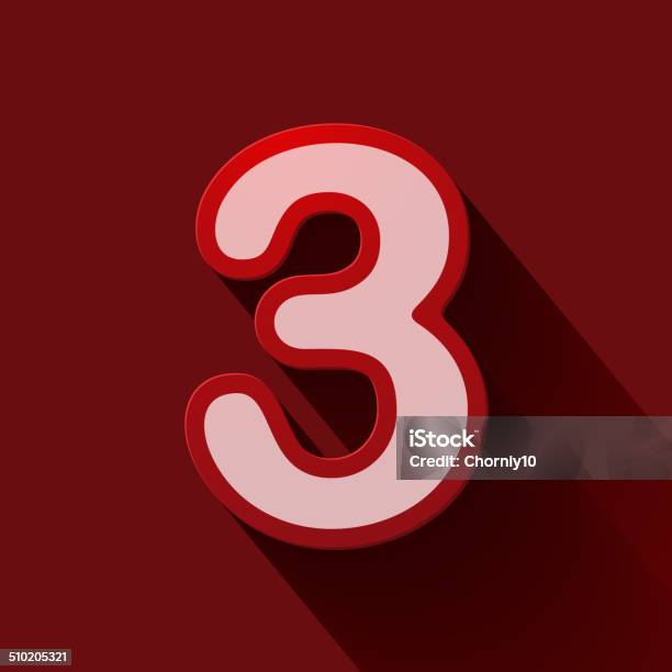 Number Three Vector Icon Volume Icons Number Three Stock Illustration - Download Image Now ...