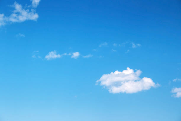 istock Fluffy clouds on the blue sky 510205833