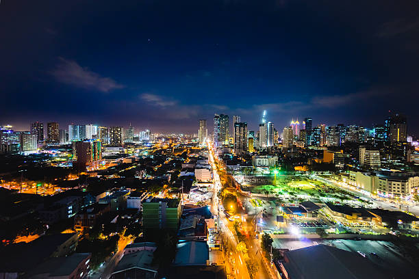 Capitol Commons at night in Pasig, Metro Manila