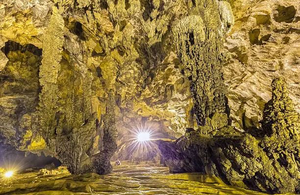 Photo of Beauty spectacular limestone caves Nguom Ngao