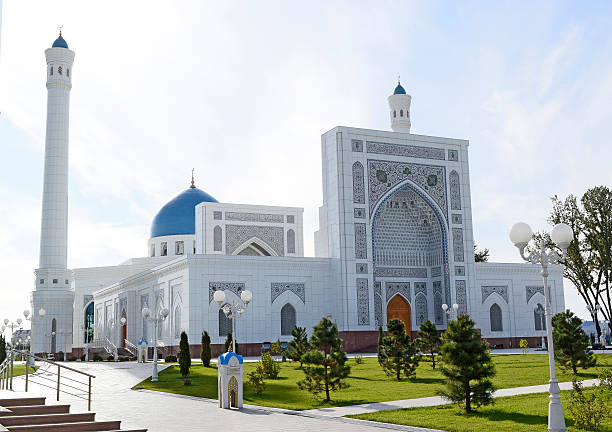 istock New large white mosque in the summer. 510220006