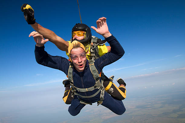 istock Skydiving photo. Tandem. 510221332