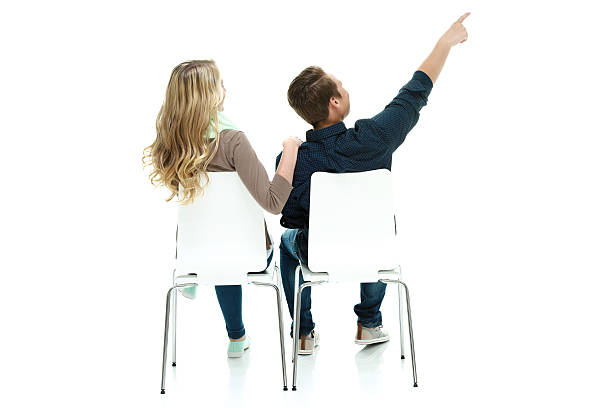 istock Back view of sitting couple 510221413