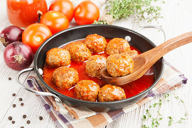 istock Meatballs on the table 510222088