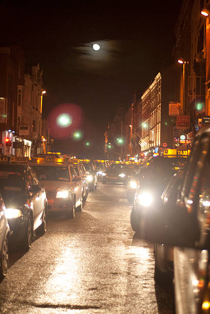 Night in Dublin stock photo