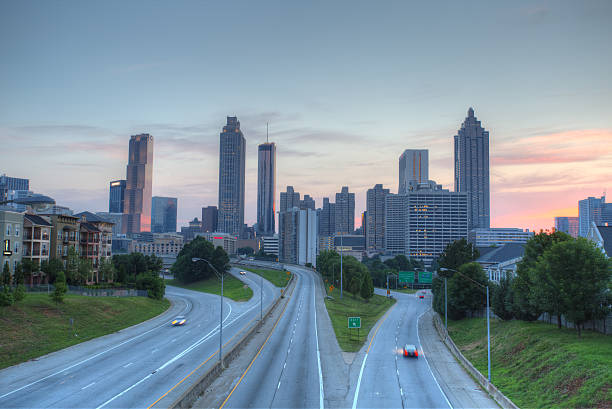 istock Atlanta Downtown with traffic 510224485