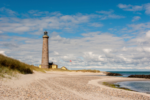 This long beach north of Skagen leads to the top of Jutland where north sea and baltic sea meet, Denmark