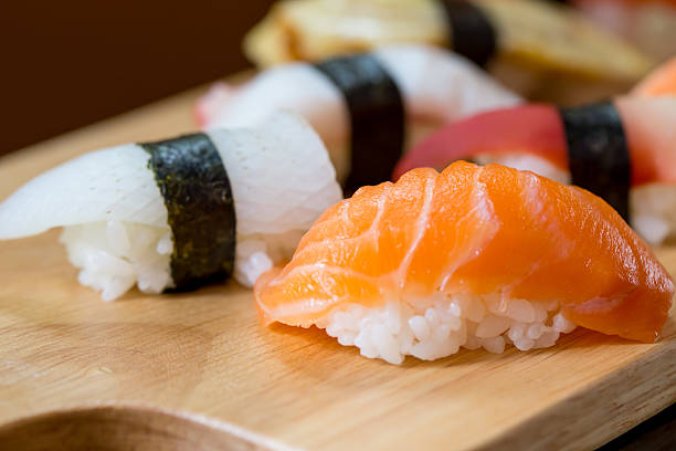 istock Sushi set, Japanese food 510225536