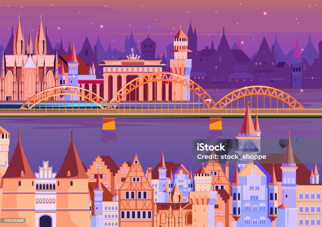 Németország városa felhőkarcolóval - Jogdíjmentes Arány témájú vektoros stock alkotások Németország városa felhőkarcolóval - Jogdíjmentes Arány témájú vektoros stock alkotások