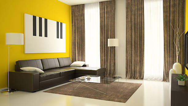 istock Part 2 of interior with yellow walls 510227651
