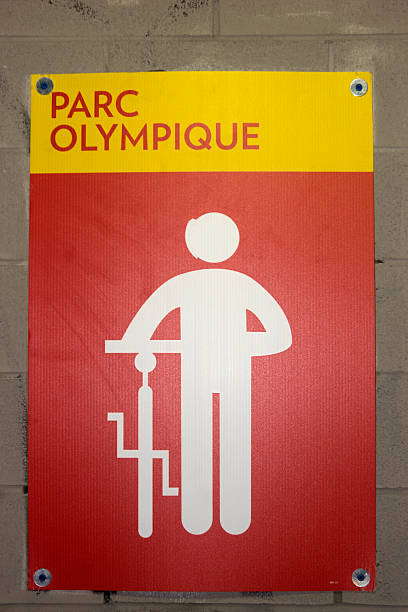 Sign in Olympic Park in Montreal