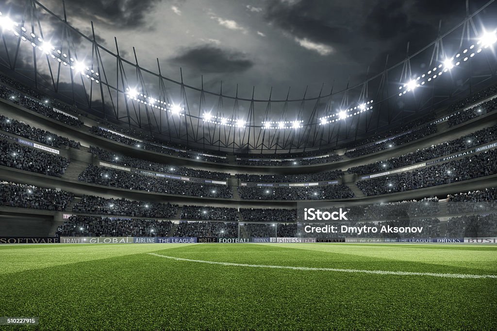Impresionante Estadio de fútbol - Foto de stock de Estadio libre de derechos