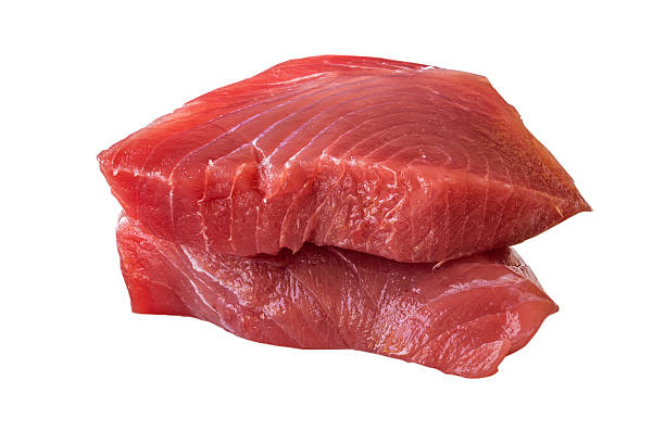 신선한 스테이크 - tuna tuna steak raw freshness 뉴스 사진 이미지