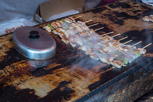 istock closed up the grilled pork on roaster 510232730