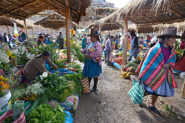 Chinchero, Peru stock photo