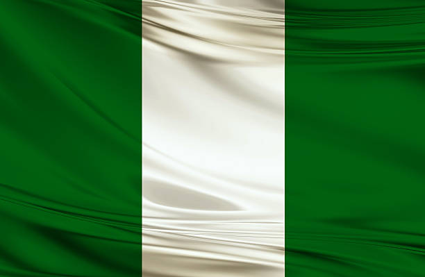 нигерия флаг - nigerian flag nigerian culture three dimensional shape nigeria стоковые фото и изображения