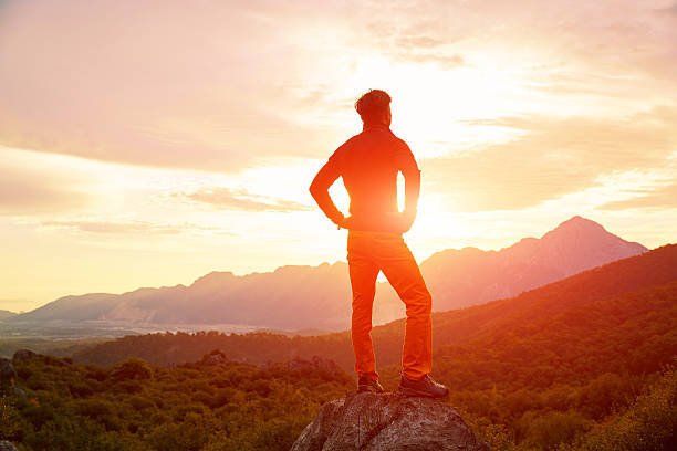 istock traveler on the cliff 510235228