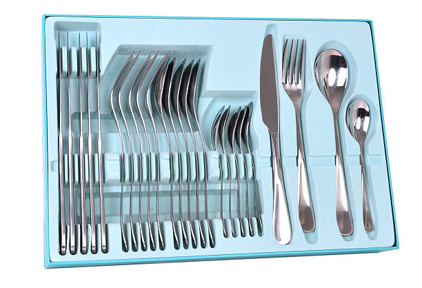 istock Cutlery set with Fork, Knife and  two  Spoons 510239932