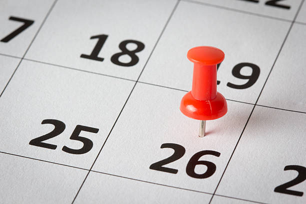 istock Appointments marked on calendar 510240613