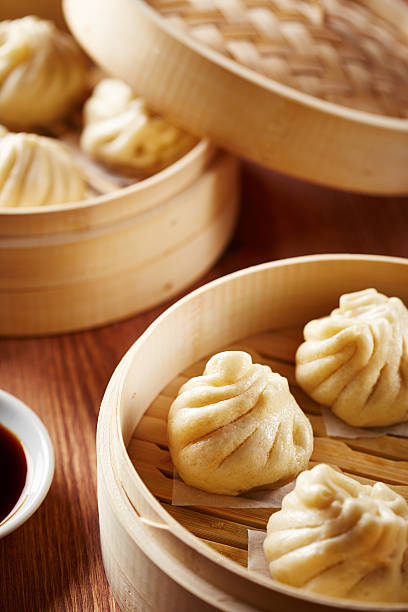 istock Baozi chinese dumplings on steamer 510240891