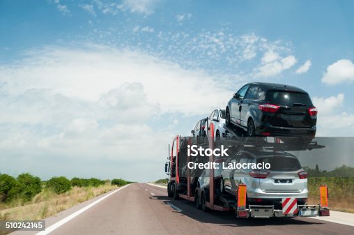 istock On the road carrying cars 510242145