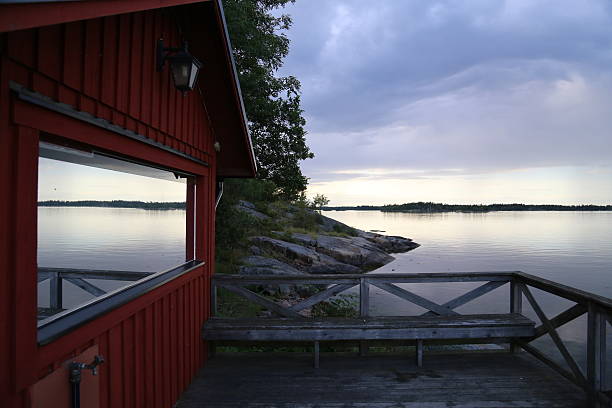 istock Sauna in Archipelago Dusk 510242857
