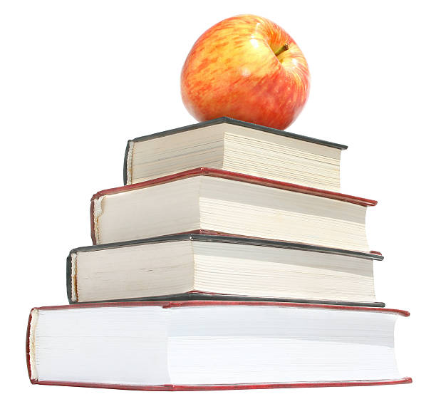 istock Apple with the books 510248163