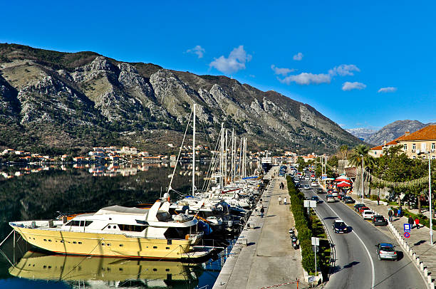 istock Kotor Harbor view with Boats 510267453