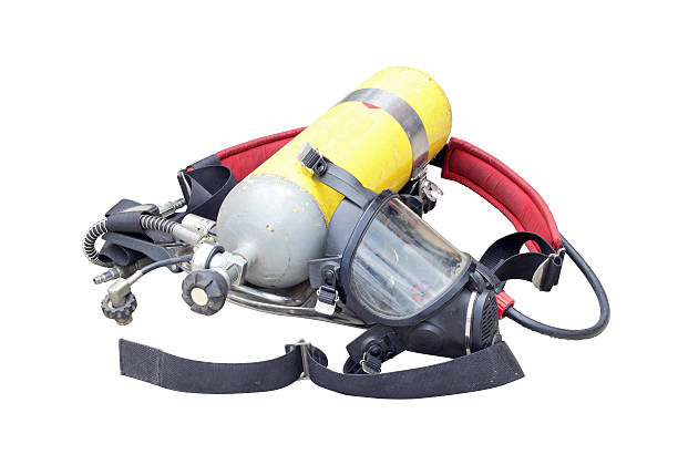 istock oxygen masks and oxygen tanks of firefighters 510269199
