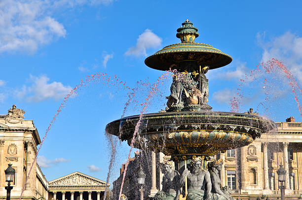 istock Fountain with Pink Water 510270227