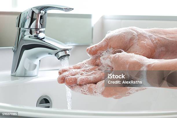 Washing Hands Stock Photo - Download Image Now - Soap Sud, Washing, Washing Hands