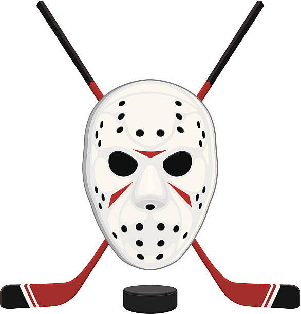 illustrations, cliparts, dessins animés et icônes de masque palet de hockey, et adhérera - hockey mask