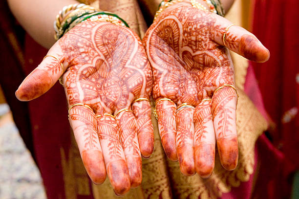 istock Henna art on woman's hands 510286623