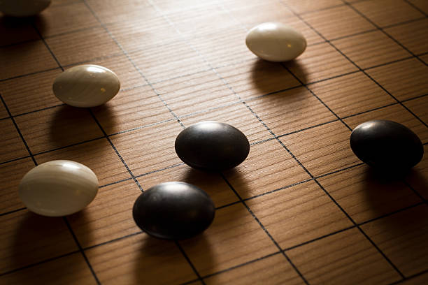 istock Go,Chinese chess. Vintage filtered style. 510286881