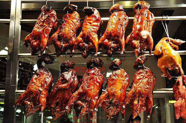 istock Glazed chicken and duck 510289463