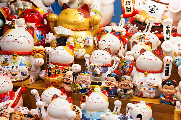 istock Group of Maneki Neko – lucky cats 510302400