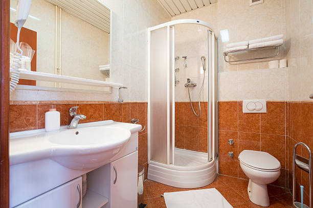 istock Interior of a hotel bathroom 510303450